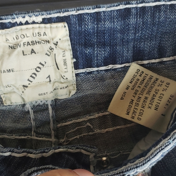 L.A Idol USA capris pants size 1 - Picture 6 of 6